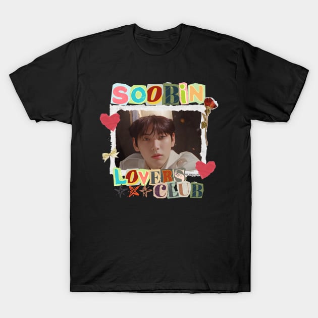 Soobin Lovers Club TXT Scrapbook T-Shirt by wennstore